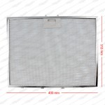 Cooker Hood Metal Grease Filter - 40.00 x 31.20 cm