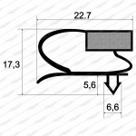 Commercial Fridge & Freezer Door Gasket/Seals Profile KG-2