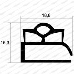 Commercial Fridge & Freezer Door Gasket/Seals Profile KG-7