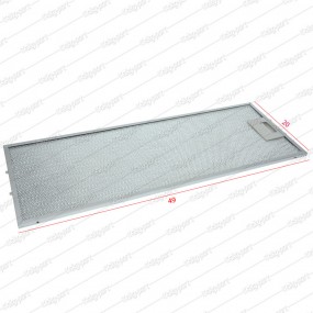 20.00 x 49.00 cm Aspiratör & Davlumbaz Metal Yağ Filtresi