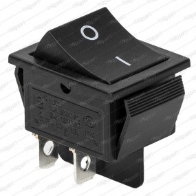 OFF-Momentary ON Rocker Switch Without Lamp 4 Pin