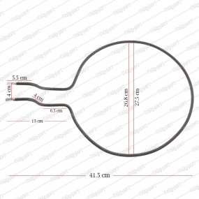 Ördek Boyunlu Flanşsız Fırın Rezistansı - 550W