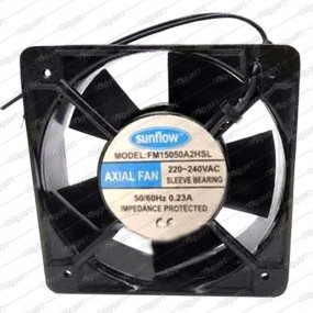 Ticari Tip Soğutucu Dolap AC Axial Kare Fan - 150x150x50mm