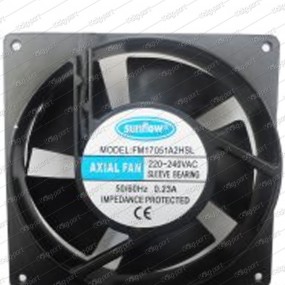 Ticari Tip Soğutucu Dolap AC Axial Rulmanlı Kare Fan - 170x170x51mm