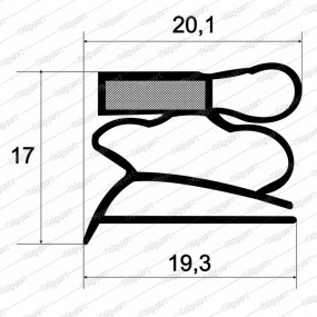 Commercial Fridge & Freezer Door Gasket/Seals Profile KG-5