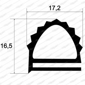 Commercial Fridge & Freezer Door Gasket/Seals Profile KG-6