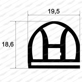 Commercial Fridge & Freezer Door Gasket/Seals Profile KG-8