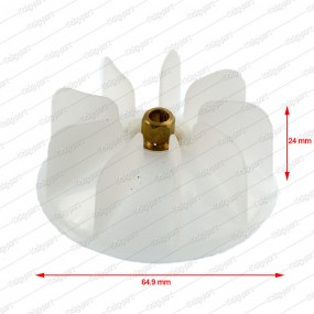 Hair Dryer 4.5mm Hole Dia Fan Blade with Screw - Short