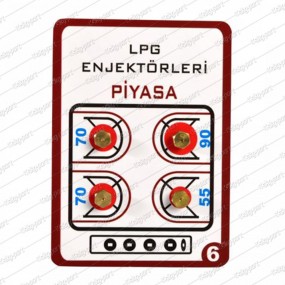 LPG Enjektör Takımı No:6 (Piyasa)