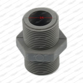 Washing Machine Supply Coupler 3/4 Female Nipple Plastic